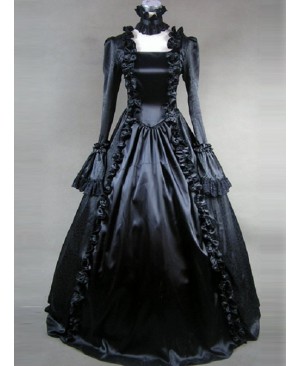 Retro Gorgeous Lolita Prom Long Sleeve Long Dress