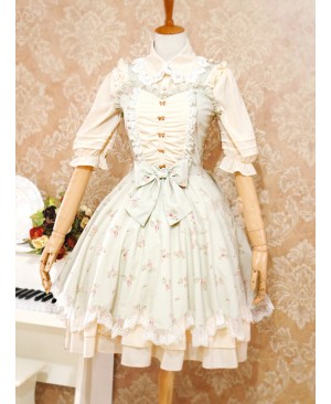 Lolita Dress Small Fresh Floral Slip Dress Summer Carrie JSK