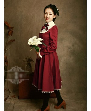 Miss Point The Castle Girl Vintage Classic Lolita OP Dress