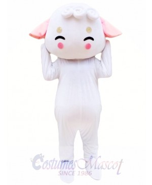 White Sheep Mascot Costume