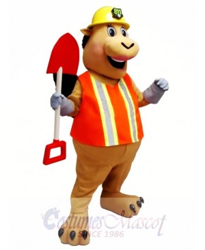 Worker Pig Mascot Costume