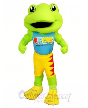 Power Frog Mascot Costume