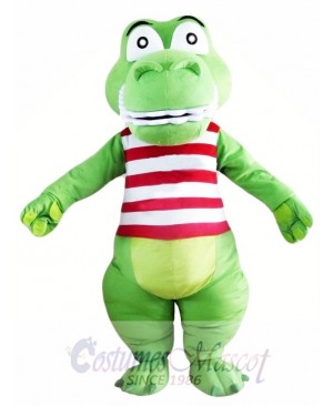 Green Cute Crocodile Mascot Costume Alligator Costume for Adult