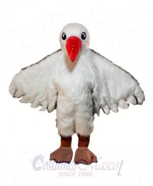 Red Mouth Seagull Mascot Costume  