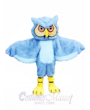 Gray Owl Mascot Costume  