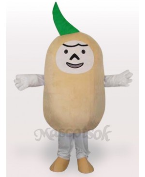 Potato Short Plush Adult Mascot Costume