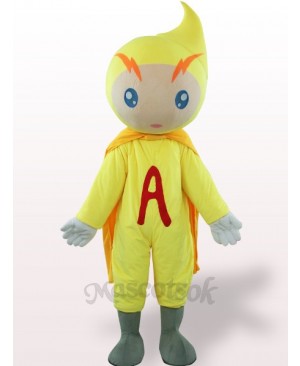 Yellow Volt-Ampere Plush Adult Mascot Costume