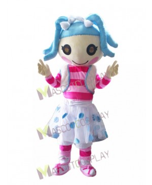Lalaloopsy Blue Doll Mittens Fluff 'N' Stuff Mascot Costume