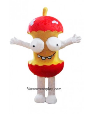 High Quality Rotten Apple Moth Mascot Costume
