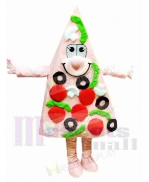 Pink Pizza Mascot Costume 
