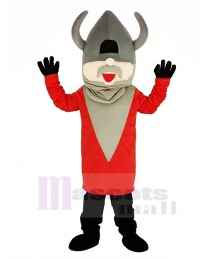 Madcap Viking with Red Coat Mascot Costume People