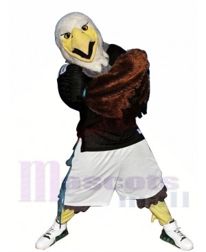 Sporty Fierce Eagle Mascot Costume 