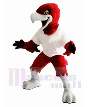 Red Fierce Eagle Mascot Costume 