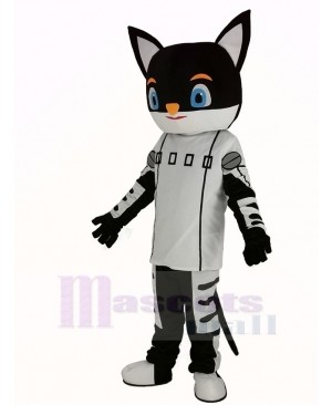 Sir Black Cat Mascot Costume Cartoon