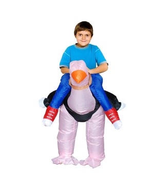 Kids Inflatable Ostrich Costume Halloween Children Cosplay Christmas