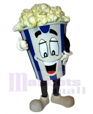 Popcorn mascot costume
