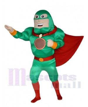 Superhero mascot costume