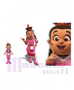 Indian Girl mascot costume