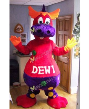 High Quality Adult Dewi The Dragon Mascot Costume