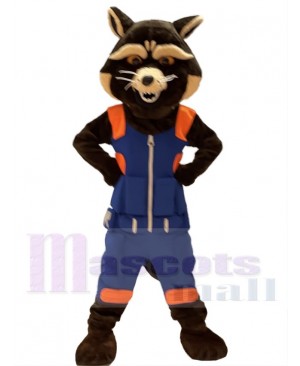 Rocket Raccoon mascot costume