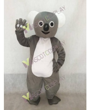 Adorable Gray Big Koala Mascot Costume