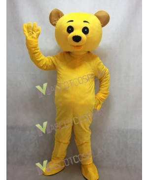 Lovely Yellow Teddy Bear Mascot Costume