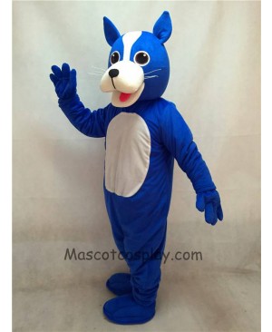 High Quality Adult Blue Dog Mascot Costume