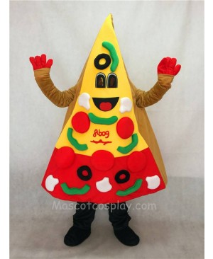 High Quality Adult A Slice of Pizza Mascot Costume