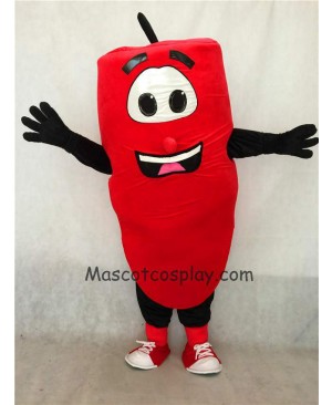 High Quality Realistic New Friendly Red Hot Pepper Mascot Costume with Smile