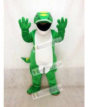 Green Gecko Mascot Costume