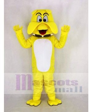 Yellow Bulldog Mascot Costume Animal