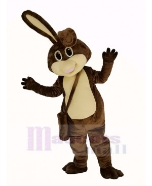 Brown Easter Bunny Rabbit Mascot Costume