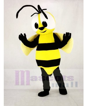 Cute Yellow Bee Mascot Costume Animal