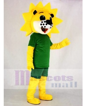 Cute Sunshine Flower Lion Mascot Costume Animal