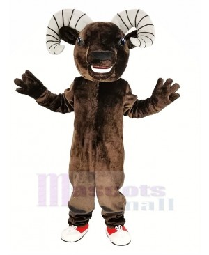Dark Brown Sport Ram Mascot Costume Animal