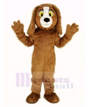 Brown Furry Dog Mascot Costume Animal