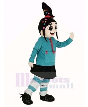 Girl Vanellope Mascot Costume Cartoon