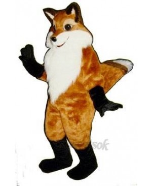 Cute Fancy Fox Mascot Costume