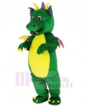 Green Dragon Mascot Costume Animal