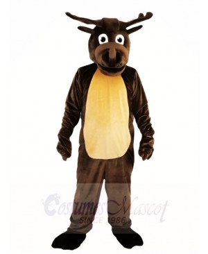 Dark Brown Deer Moose Mascot Costumes Animal