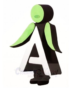 Alphabet Letter A Mascot Costumes 