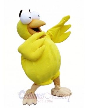 Yellow Chick with Big Eyes Mascot Costume Chicken Mascot Costumes