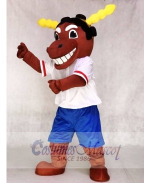 Mick E Moose Of The Winnipeg Jets Manitoba Mascot Costumes