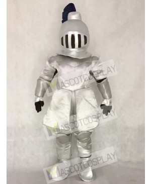 High Quality Silver Knight in Shining Armour Mascot Costume