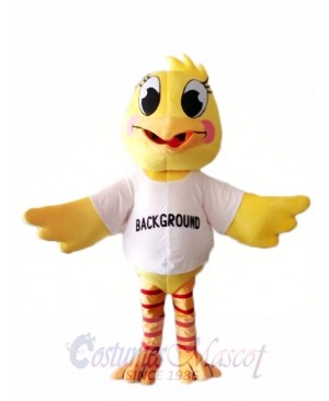 Yellow Chick Bird Mascot Costumes Poultry
