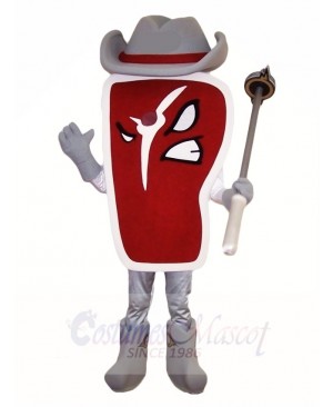 Steak Mascot Costumes Food 