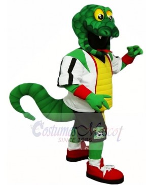 Green Snake Rattlers Mascot Costume