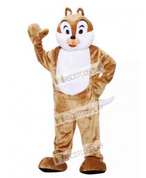 Brown Chipmunk Mascot Costume