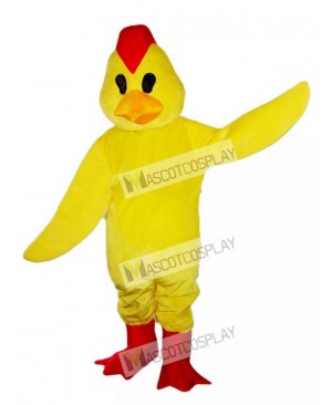 Yeollw Chick Rooster Cock Mascot Costume