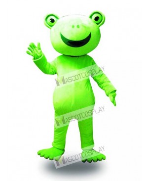 Lovely Big Smile Frog Mascot Costume
